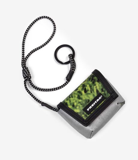 Freitag F213 Mini Messenger Key Holder Silver/Green