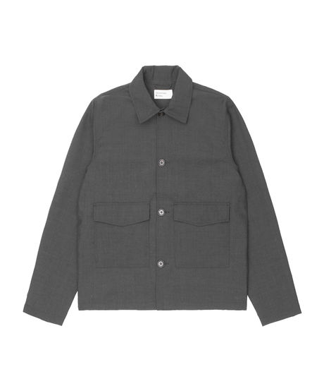 Universal Works Watchman Jacket Tropical Suiting Charcoal