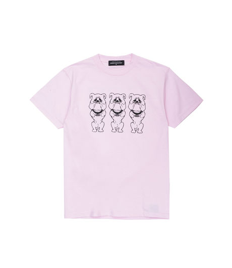 Junior Executive Dogs Tee Pink