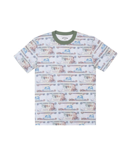 Fucking Awesome Saddam Money Tee Green