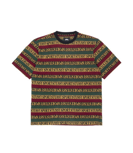 Stussy Stripe Crew Black