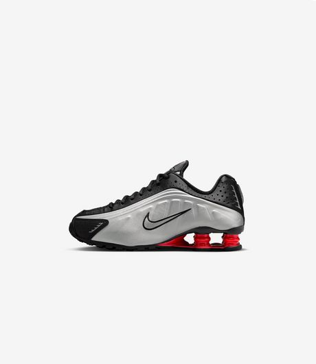 Nike Woman Shox R4 Black/Light Crimson/Black/Metallic Silver