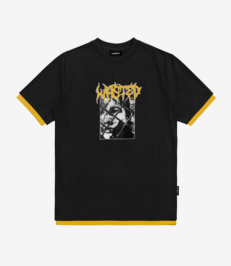 Wasted Paris Wire T-Nine Black/Golden Yellow