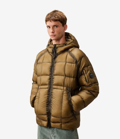 C.P. Company D.D. Shell Hooded Down Jacket Ermine