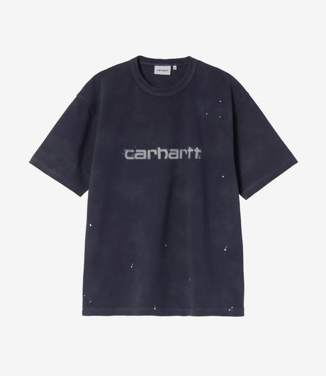 Carhartt WIP S/S Painter T-Shirt Dark Navy Destroy Wash Splatter