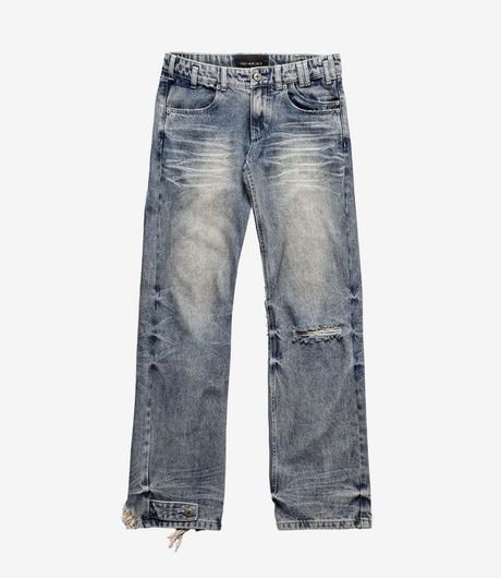 Racer Worldwide Slim Low-Waist Denim Blue