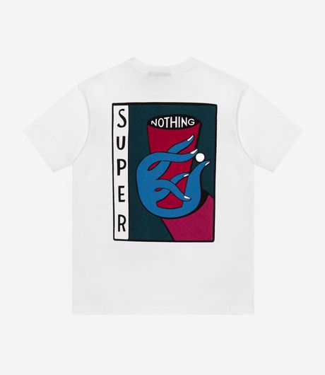by Parra Super Nothing T-Shirt White