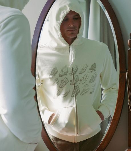 The Loose Company Slipper Zip-Up Hoodie Cream