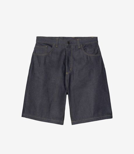 Carhartt WIP Brandon Short Smith Denim Blue Rigid