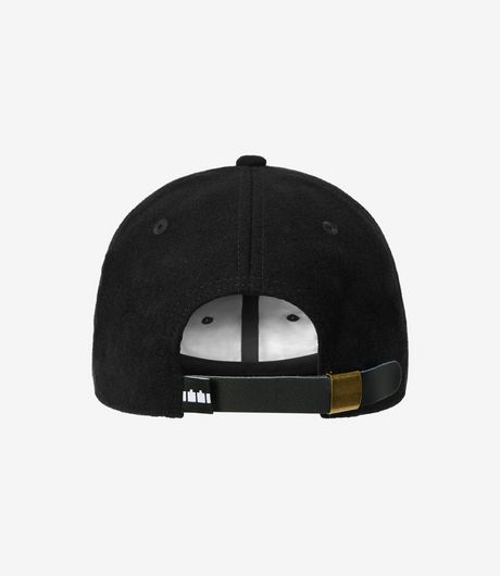 The Trilogy Tapes Three Cross Wool Ball Cap Black