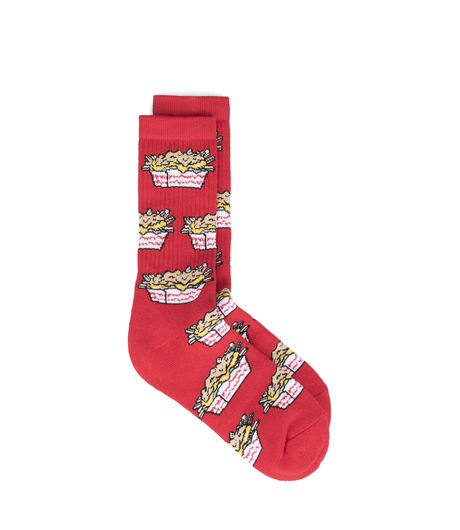 40's & Shorties Carnivore Fries Socks Red