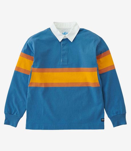Gramicci Langdon Rugby Shirt Sky/Apricot