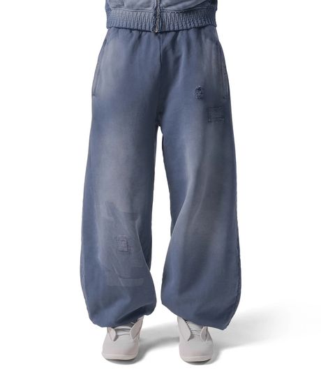 Racer Worldwide Bat-Wing Sweatpants Washed Navy