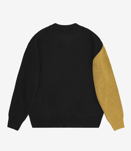 Polar Skate Co Emile Knit Sweater Black/Yellow
