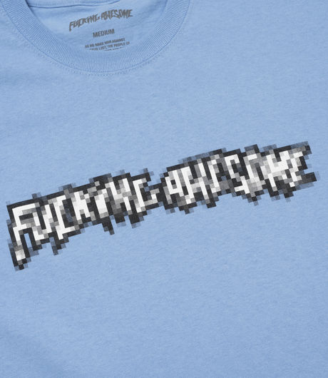Fucking Awesome Censored Tee Carolina Blue
