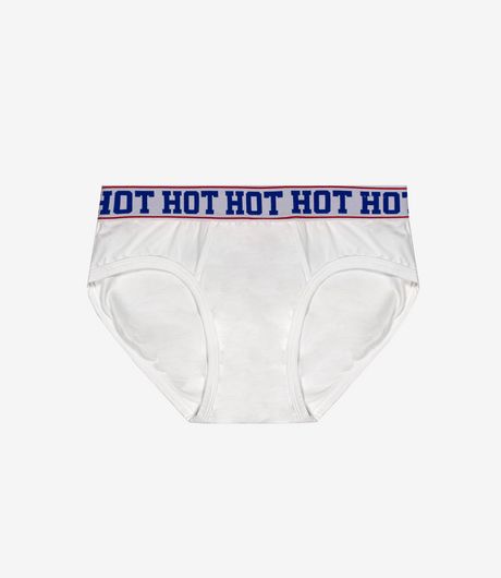 Carne Bollente Waistband Wishes Underwear White