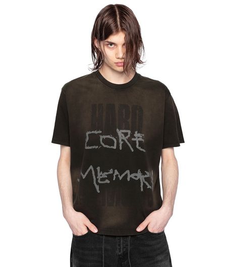 Racer Worldwide Core Memory T-Shirt Black Washed Garment