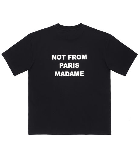 Drôle de Monsieur Backprint NFPM Tee Black