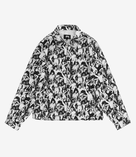 Stussy Beach Mob Bing Jacket Black