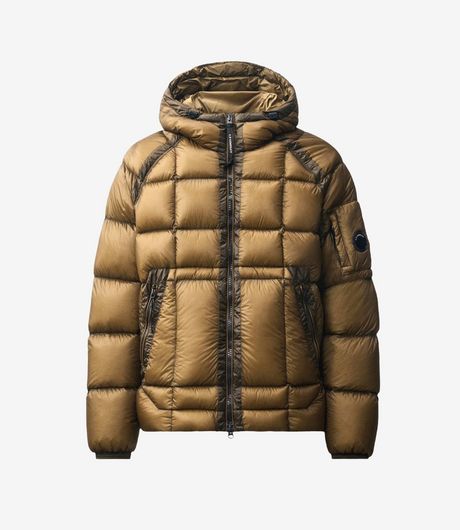 C.P. Company D.D. Shell Hooded Down Jacket Ermine