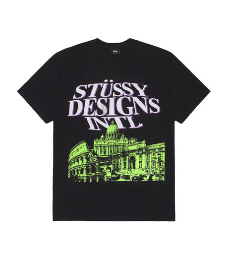 Stussy Rome Tee Black
