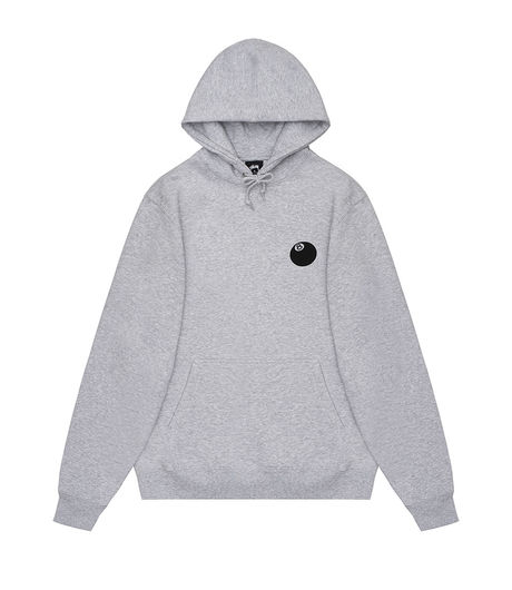 Stussy 8 Ball Corp. Hood Ash Heather