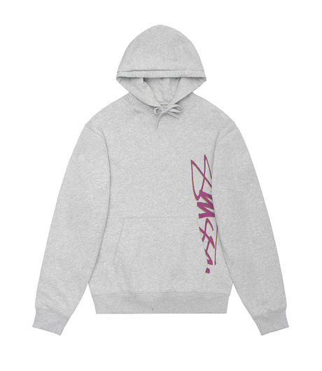 Stussy Smooth Stock Printed Hood Light Heather