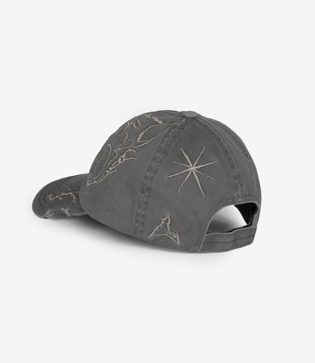 ROA Ryli Embroidered 6 Panel Cap Sage Green