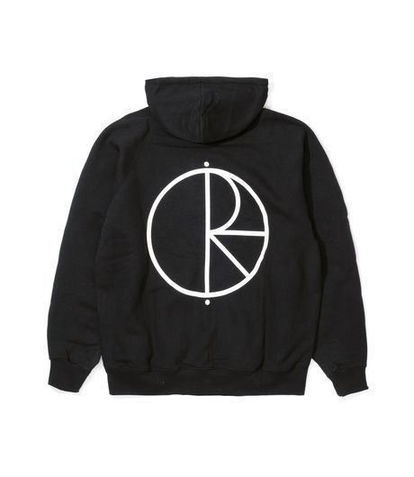 Polar Skate Co Stroke Logo Zip Hoodie Black
