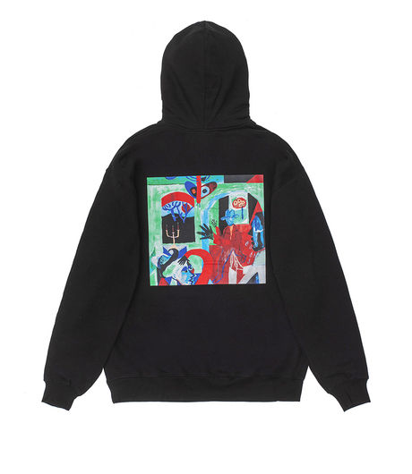Polar Skate Co Moth House Hoodie Black
