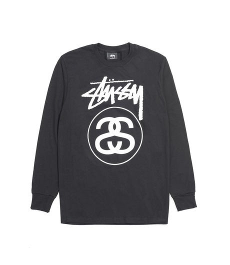 Stussy Stock Link LS Tee Black