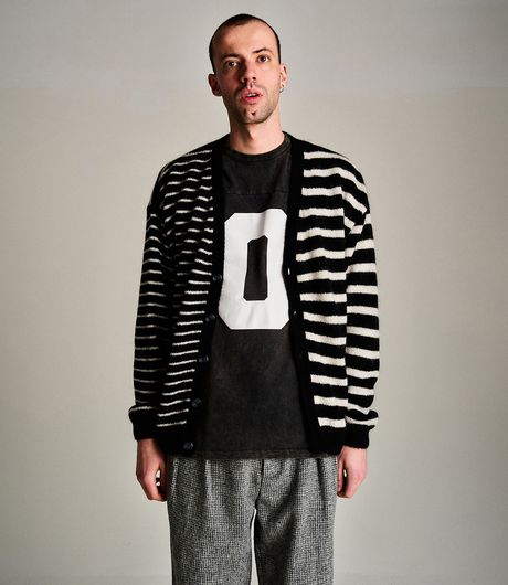 POP Trading Company Football Longsleeve T-Shirt Black