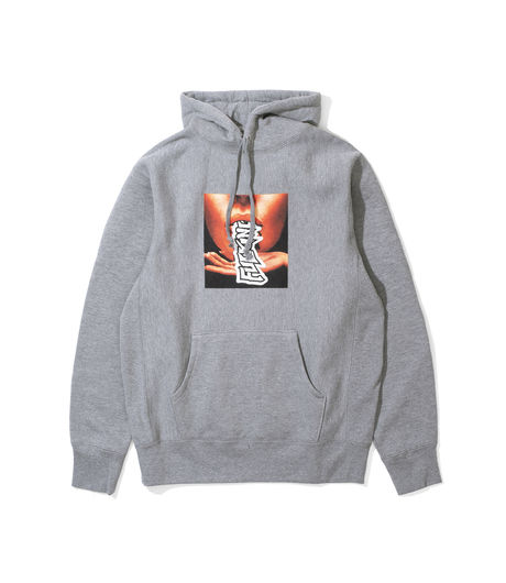 【FUCKING AWESOME】SAM HILL HOODIE HEATHER GREY Fucking Awesome Sam Hill Hoodie, Heather Grey