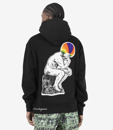 Pleasures Discourse Hoodie Black
