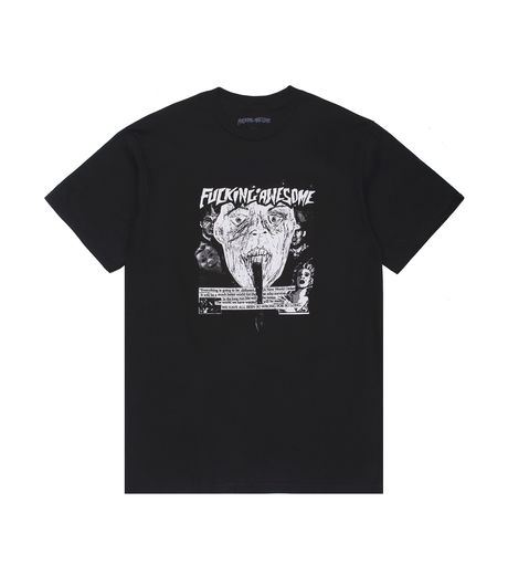 Fucking Awesome Face Reality Tee Black