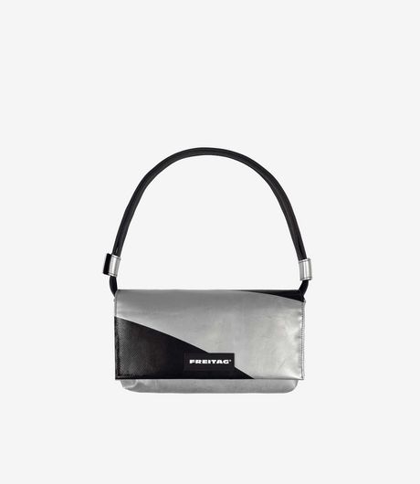 Freitag F171 Laura Small Shoulder Bag Silver/Black