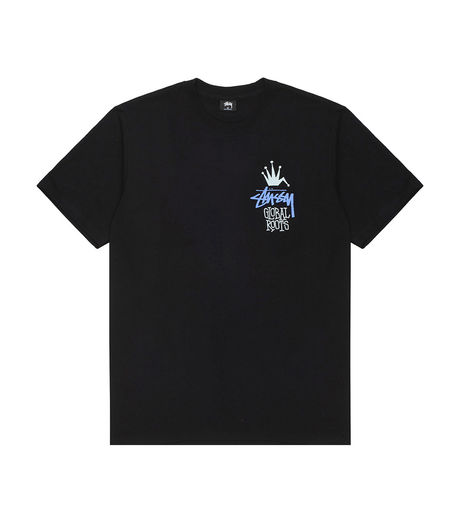 Stussy Global Roots Tee Black