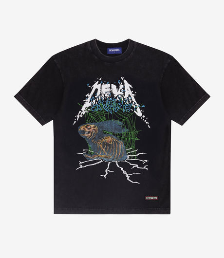 Devá States Rabbithole T-Shirt Washed Black