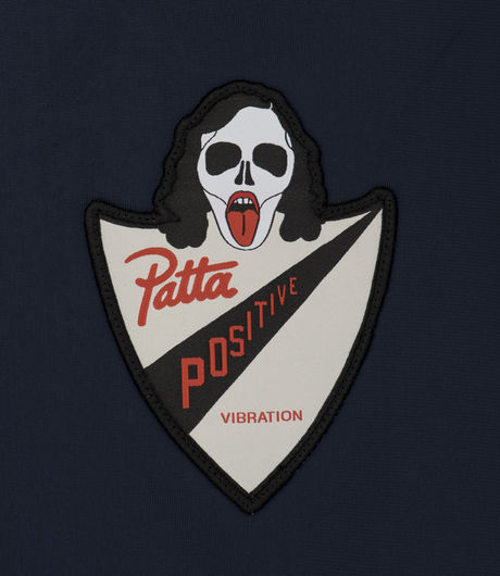 Patta Positivity Warm Up Crewneck Sweater Black Iris