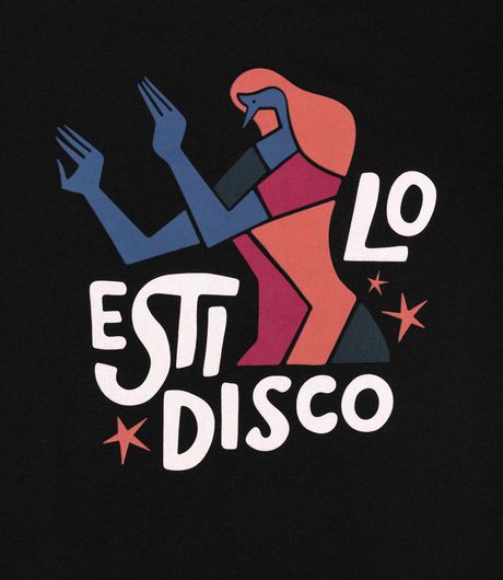 by Parra El Stilo Disco T-Shirt Black