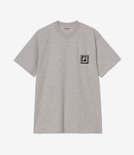 Carhartt WIP S/S C Logo Archive T-Shirt Grey Heather
