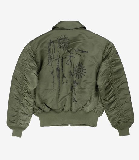 No Problemo x Alpha Industries Ancient Findings Jacket Iron