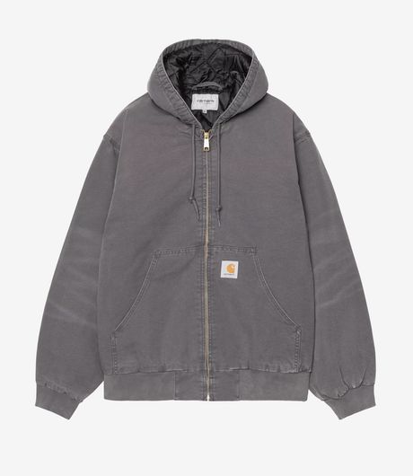 Carhartt WIP OG Active Jacket Dearborn Canvas Graphite Stone Canvas