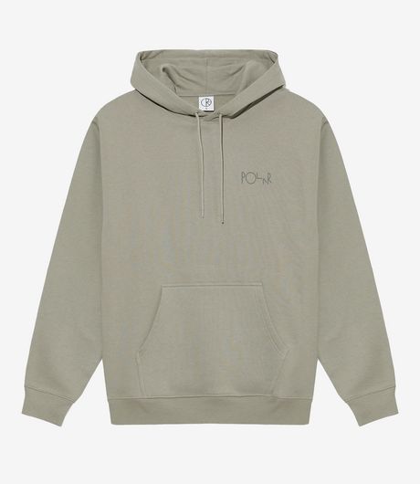 Polar Skate Co Stroke Logo Dave Hoodie Vetiver