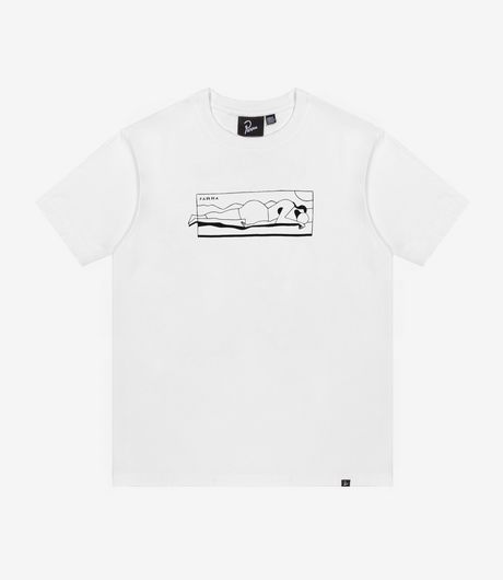 by Parra Vertical Thoughts T-Shirt White