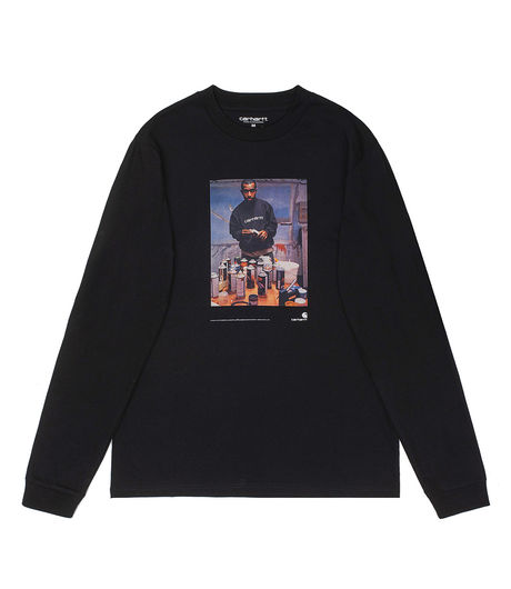 Carhartt WIP L/S 1998 Ad Jay One T-Shirt Black