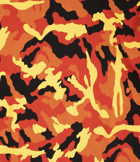 Resort Corps Printed T-Shirt Orange Camo