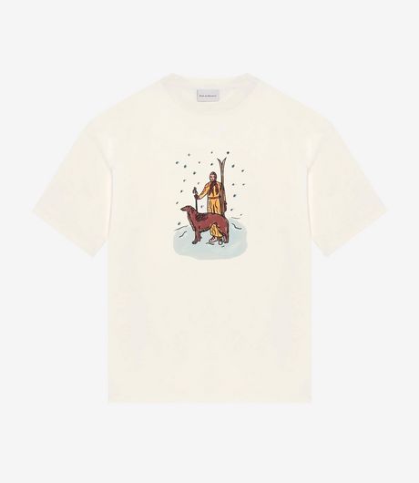 Drôle de Monsieur Le T-Shirt Skieur Off White