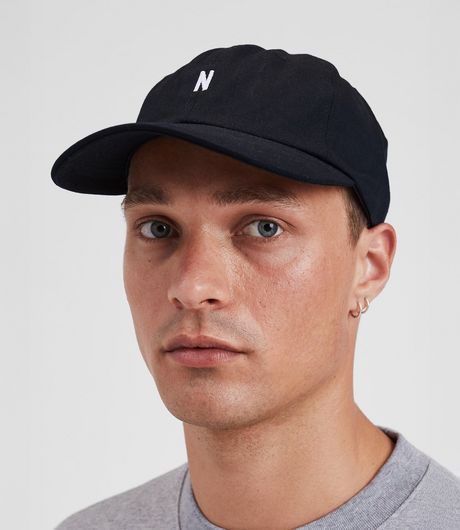 Norse Projects Twill Sports Cap Black
