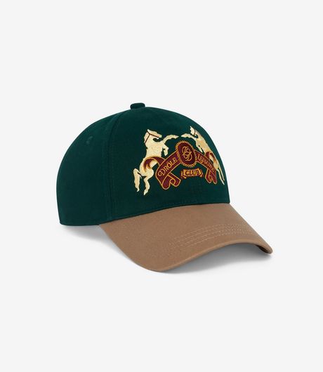 Drôle de Monsieur La Casquette Emblème Chevaux Dark Green